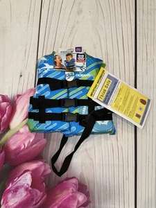 Neu Oceans 7 Schwimmweste Kind 30-50 Lbs persönliches Schwimmgerät Typ III blau - Bild 1 von 2
