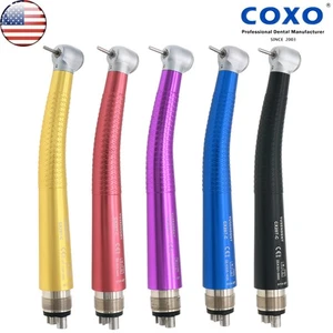 US COXO Dental bunte High Speed Luft Turbine Standard Kopf Handstück 4 Loch - Bild 1 von 43