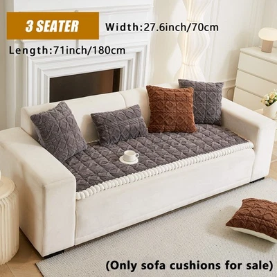 Funda Sofá Felpa Mascota Geométrica Jacquard Coral Antideslizante Funda Sofá Cojín Prote Foto 1 de 4