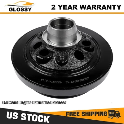 Engine Harmonic Balancer For 11-20 Chrysler 300 Dodge Challenger Jeep V8 6.4L - Image 1 of 4
