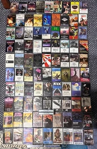  Hard and Heavy Cassette Lot Danzig Thin Lizzy Metallica Tokyo Blade Venom Rush - Picture 1 of 7