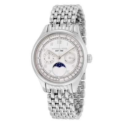 Michael Kors F1211 Amelia Moon Phase Day/date Stainless Steel Women's Watch - Image 1 of 4
