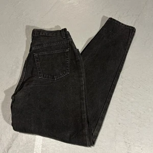 VTG 90s GAP Denim Reverse Fit Black Jeans - Womens Size 6 Long - Picture 1 of 6
