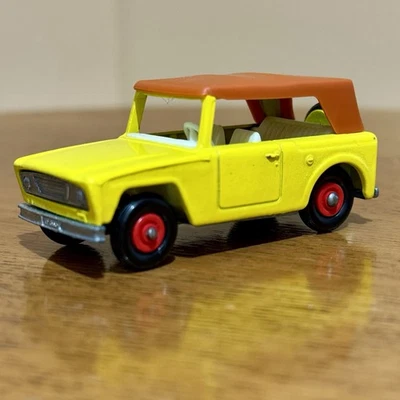 复古 Lesney 火柴盒野战车 #18 1969 黄色英国制造 — 第 1/4 张图片