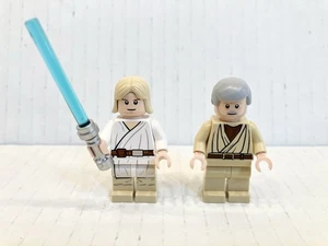 Lego Star Wars Luke Skywalker & Obi Wan Minifigures from Luke’s Landspeeder 8092 - Picture 1 of 6