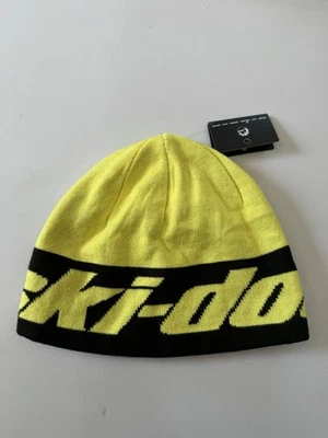 Gorro reversible Ski Doo Chapeau negro/amarillo invierno moto de nieve gorra OS NUEVO CON ETIQUETAS Foto 1 de 4