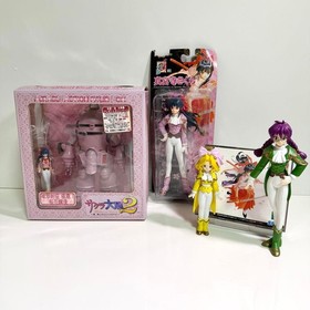 Sakura Wars Koubu Sakura Iris Kouran Figure & Sega Saturn Lot Collectible 15+