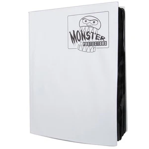 Monster 9 Pocket Trading Card Mega XL Binder - Matte White Album, Anti-Theft ... - Picture 1 of 5