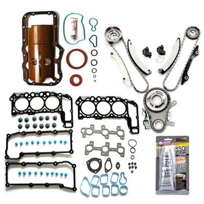 Head Gasket Timing Chain Set For 2002-2003 Jeep Liberty 3.7L CS26229 - Image 1 of 4