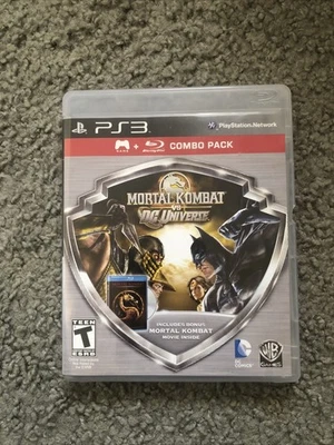 Mortal Kombat vs. DC Universe Blu-Ray Combo (Sony PlayStation 3, 2008) Complete - Image 1 of 4