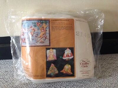 Vintage 1975 The Creative Circle Crewel embroidery kit Winter Wonderland 2145 NO - Image 1 of 3
