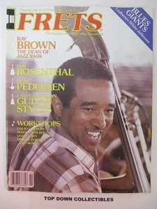 Frets  Magazine  February 1982  Ray Brown, The Dean Of Jazz Bass/Blues Giants - Bild 1 von 2