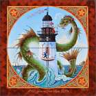 Ceramic Tile Mural Backsplash Parker Nautical Lighthouse Art POV-EP002