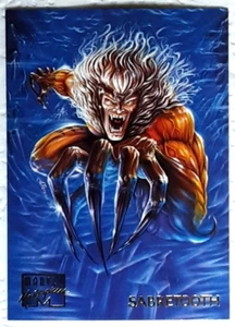 1995 Marvel Masterpieces Card 87 SABRETOOTH. Free New Top Loader. - Picture 1 of 3