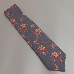 Vintage Styled In Italy Handmade Tie 52" Pop Up Floral Print - Picture 1 of 5