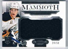 2013-14 DOMINION MAMMOTH JERSEY NIKITA ZADOROV JERSEY 1 COLOR 24/50 BUFFALO