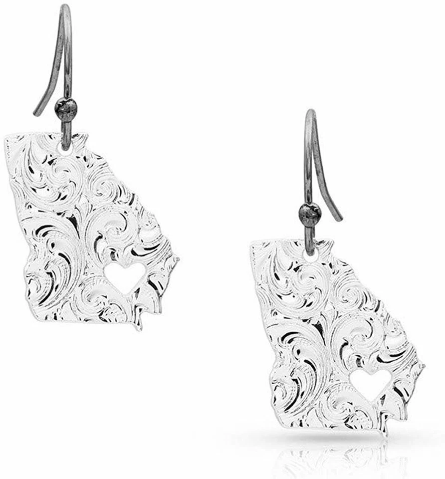 Pendientes Montana Plateros Corazón Plata en Georgia Foto 1 de 1