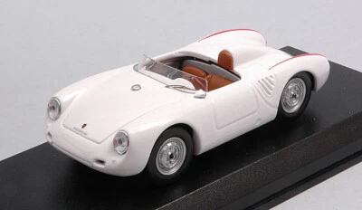 MODELLINO AUTO EPOCA STATICO PORSCHE 550 RS 1957 BIANCO MODELLISMO SCALA 1:43 - Immagine 1 di 4