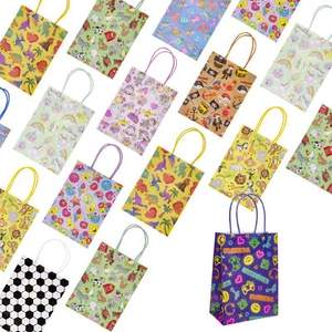 6 Large Themed Party Bags | 16x22x9 cm | Durable & Eco-Friendly Paper Gift Bags - Picture 1 of 31