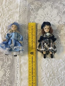 2 Porzellan Puppen - Bild 1 von 5