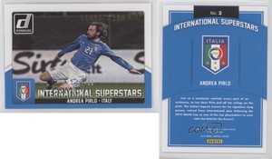 2015 Panini Donruss International Superstars Press Proof Gold /99 Andrea Pirlo