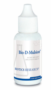 Biotics Research Bio-D-Mulsion Emulsified Vitamin D3 Liquid Liposomal 1 Oz 1/25