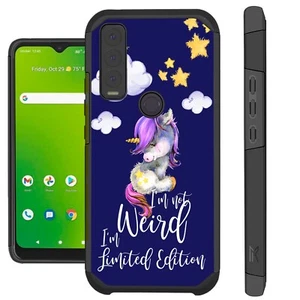 FUSION Case For Cricket Ovation 3 (2022) Hybrid Phone Cover I AM UNICORN - Picture 1 of 4