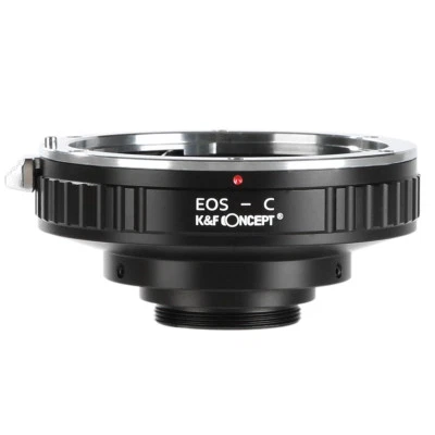 K&F Concept Manual Lens Adapter for Canon EOS EF EF-S Lens to C Cine CCTV Camera - Image 1 of 4