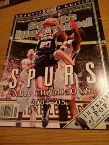 2005 San Antonio Spurs Sports Illustrated Championship Edition Manu Ginobili