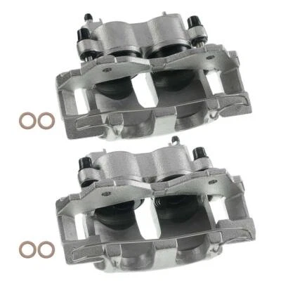 Pinzas de freno delanteras izquierda y derecha con soporte para Jeep WJ Grand Cherokee 99-02 Foto 1 de 4