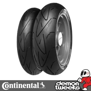 Continental ContiSportAttack Tyre Set - 120/70 ZR17 (58W) & 180/55 ZR17 (73W) - Picture 1 of 2