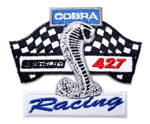 Shelby Patch Cobra 427 Mustang Ford Auto 3"" x 2,5"" Näheisen Stickapplikation. - Bild 1 von 1