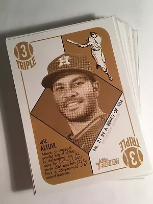 2015 Topps Heritage 1951 Collection Jumbo 5x7 Gold All /10 You Pick - Image 1 of 2