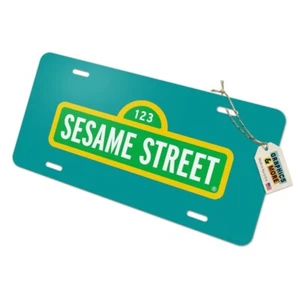 Sesame Street Logo Novelty Metal Vanity Tag License Plate - Picture 1 of 4
