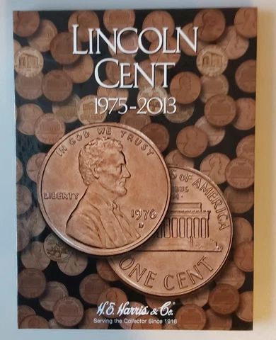 Error Lincoln Cent Book 1975-2013 (1941-1974S) *ERROR* Cover