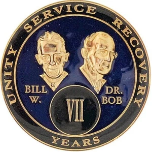 Medallón de 7 años AA (triplaca) - TRIBB - Bill & Bob - Imagen 1 de 2