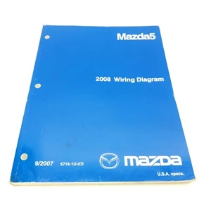 2008 Mazda5 Original Factory Wiring Diagrams Shop Manual M22 - Picture 1 of 3