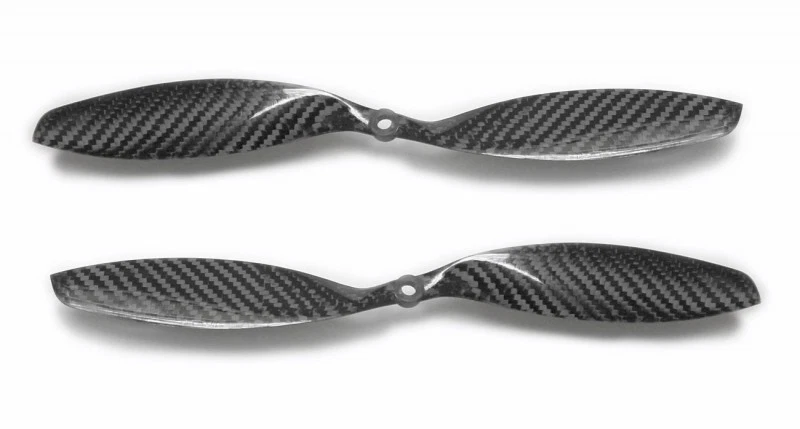 1 Paar 12x3.8 Carbon Propeller Luftschrauber (1x CW / 1x CCW) zB Quadrokopter - Bild 1 von 1
