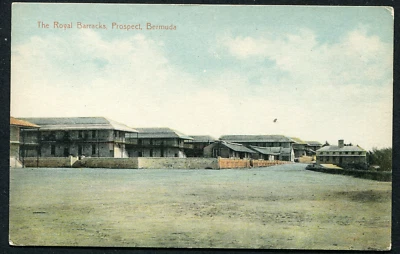 Tarjeta postal/ppc BERMUDA (21753) militar/prospecto cuartel Foto 1 de 2