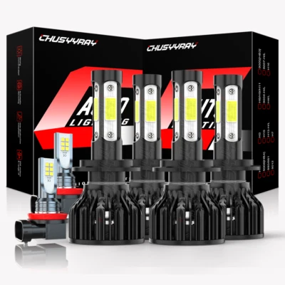 For Mercedes-Benz E350 B200 2008 2009 2010 2011 LED Headlight Bulbs Fog Lamp - Image 1 of 4