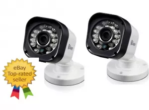 2 x Swann PRO-T835 720p HD Security Day/Night Bullet Camera + 18m Cable - Picture 1 of 5
