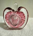 New Art Glass Perfume Bottle with Dauber Apple Shaped - Michael Nourot Style