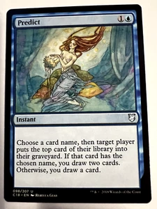 MTG Magic The Gathering Commander 2018 Predict Uncommon LP - Picture 1 of 2