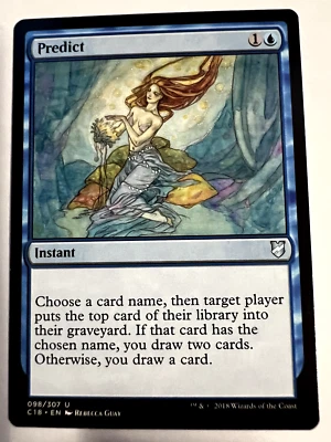 MTG Magic The Gathering Commander 2018 Predict Uncommon LP - Image 1 of 2
