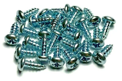 #6 x 3/8 Phillips Pan Head Trim Screws (Qty-25) #66 Foto 1 de 3