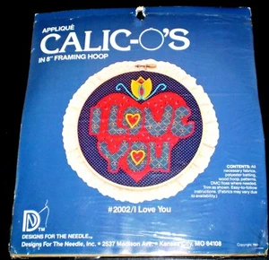  Love You Framed Kit Calicos #32002 - Picture 1 of 2