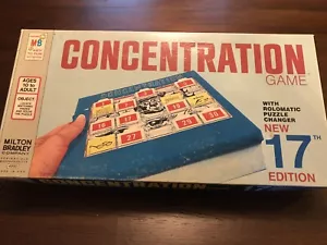 1972 17th Edition Concentration Milton Bradley Board Game - Picture 1 of 2