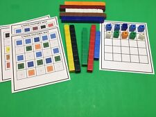 Unifix Pattern Match With Unifix Cubes - Math Activity Cards Set Colors
