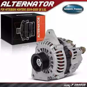 New Alternator for Mitsubishi Montero 2004-2006 3.8L 110A 12V CW 7-Groove Pulley - Picture 1 of 9