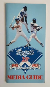 1983 Los Angeles Dodgers Baseball MLB Media GUIDE - Picture 1 of 2
